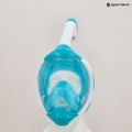 Дитяча маска для снорклінгу на все обличчя AQUASTIC KAI Jr бірюзова 12