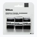 Обгортки для ракеток падель Wilson Profile Padel Overgrip 3 шт. black 2