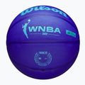 М'яч баскетбольний Wilson WNBA DRV blue/turquoise розмір 6 5