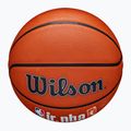 М'яч баскетбольний Wilson NBA JR Fam Logo Authentic Outdoor brown розмір 7 4