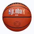 М'яч баскетбольний дитячий Wilson NBA JR Fam Logo Authentic Outdoor brown розмір 5 5