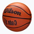 М'яч баскетбольний дитячий Wilson NBA JR Drv Fam Logo brown розмір 5 3