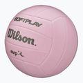 М'яч волейбольний пляжний Wilson AVP Soft Play pink розмір 5 4