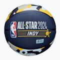 М'яч баскетбольний дитячий Wilson 2024 NBA All Star Mini + коробка brown розмір 3 6