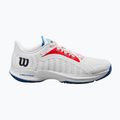 Кросівки для паделю чоловічі Wilson Hurakn Pro white/wilson red/deja vu blue 9