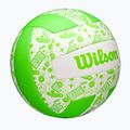 М'яч для волейболу Wilson Stamp green/white розмір 5 2