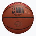 М'яч баскетбольний Wilson NBA Team Alliance Chicago Bulls brown розмір 7 6