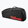 Сумка тенісна Wilson Clash V3 Super Tour 3PK black/ infrared 2