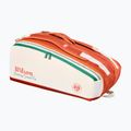 Сумка тенісна Wilson Roland Garros Super Tour 9Pk 2026 cream/clay/green