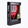 Ракетка для паделю + 3 м'ячики Wilson Optix XP Padel Kit Box red 2