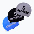 Шапочка для плавання Synergy Silicone Swim Cap 3-Pack black/blue/silver