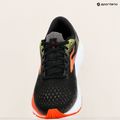 Кросівки для бігу чоловічі Brooks Ghost 16 black/mandarin red/green 9