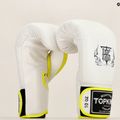 Рукавиці боксерські Top King Boxing Reborn white/yellow 6