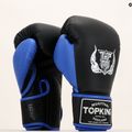 Рукавиці боксерські Top King Reborn Boxing Semi Leather black/blue 7