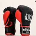 Рукавиці боксерські Top King Reborn Boxing Semi Leather black/red 6