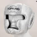 Шолом боксерський Top King Super Star white/silver 7