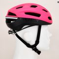 Велосипедний шолом Rudy Project Skudo рожевий флуоресцентний/чорний матовий 9