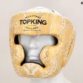 Боксерський шолом Top King Super Star білий/золотий 8
