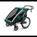 Причіп велосипедний двомісний  Thule Chariot Lite зелений 10203022 11