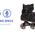 Роликові ковзани  чоловічі Powerslide HC Evo Pro 90 чорні 908379 16
