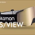 Маска лижна Salomon S/View black brand/mid red L41153100 7