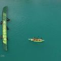 Надувна байдарка 3-х місна 12'2" Aqua Marina Recreational Canoe зелена Ripple-370 21