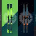 Лижі гірські Elan Amphibio 12 C PS + ELS 11 black/green 13