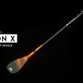 Весло для SUP з 3 частин Aqua Marina CARBON X чорно-помаранчеве B0303016 8