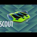 Плюшка для катання по воді JOBE Scout 2P блакитно-зелена 230220005 8