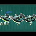 Плюшка для катання по воді JOBE Revolve 2P блакитно-зелена 230220001 6
