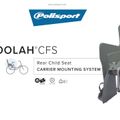 Крісло велосипедне дитяче Polisport Koolah CFS коричневе FO 8631500014 7