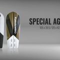 Дошка для кайтсерфінгу Cabrinha Special Agent коричнево-чорна K1FBSPAGT105XXX 9