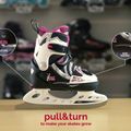 Роликові ковзани дитячі FILA Wizy black/salmon 10