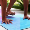 Килимок для йоги (для подорожей)  Yoga Design Lab Combo Yoga 1,5 мм рожевий Venice 6
