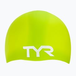Шапочка для плавання TYR Wrinkle Free Silicone limelight