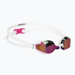 Окуляри для плавання TYR Stealth-X Performance Mirrored pink/white