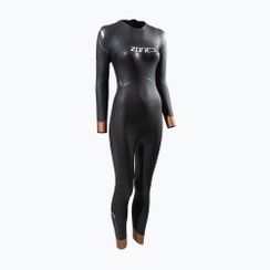 Гідрокостюм для тріатлону жіночий ZONE3 Thermal Agile 3 мм black/gold