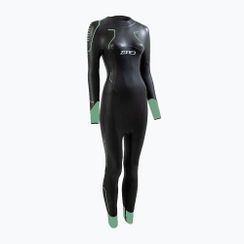 Гідрокостюм жіночий ZONE3 Vision black/eucalyptus green