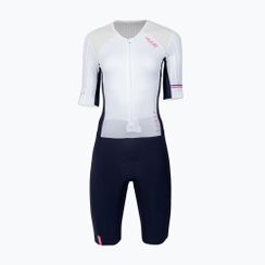 Комбінезон для тріатлону жіночий HUUB Anemoi 3 SUB22 white/navy/pink