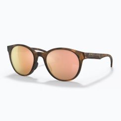 Сонцезахисні окуляри Oakley Spindrift матово-коричневі черепахові/призмові з рожевого золота