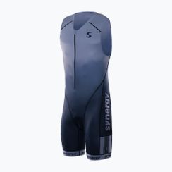 Комбінезон для тріатлону чоловічий Synergy Elite Sleeveless Trisuit smoke gray