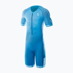 Комбінезон для тріатлону чоловічий Synergy Elite Short Sleeve Trisuit cobalt blue