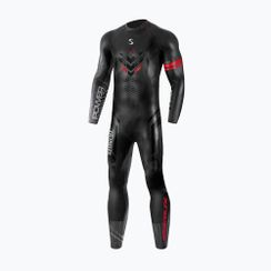 Гідрокостюм для тріатлону чоловічий Synergy Adrenaline Full Sleeve 5 мм black/red