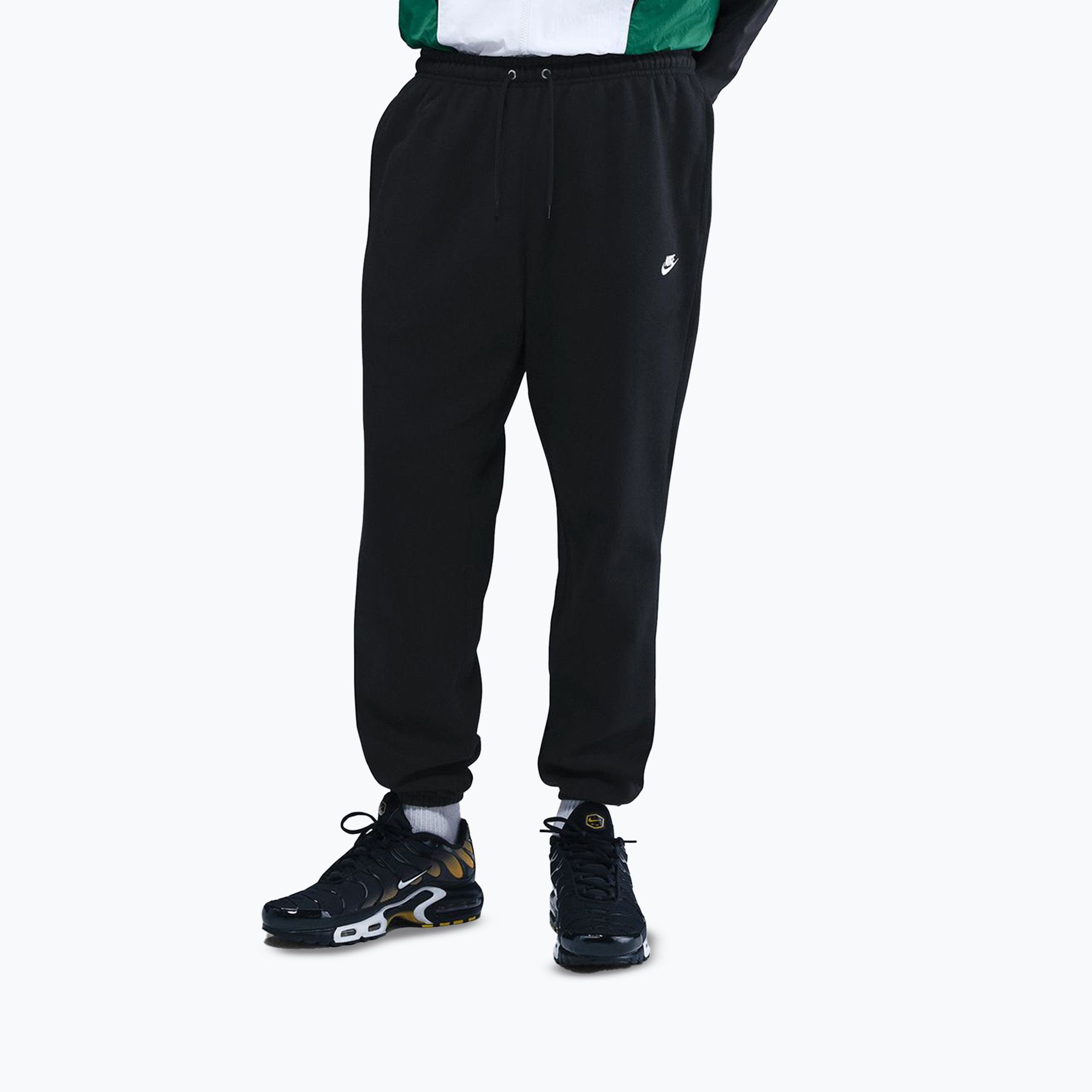 Штани чоловічі Nike Club Cuffed Brushed black/black/football blue ...