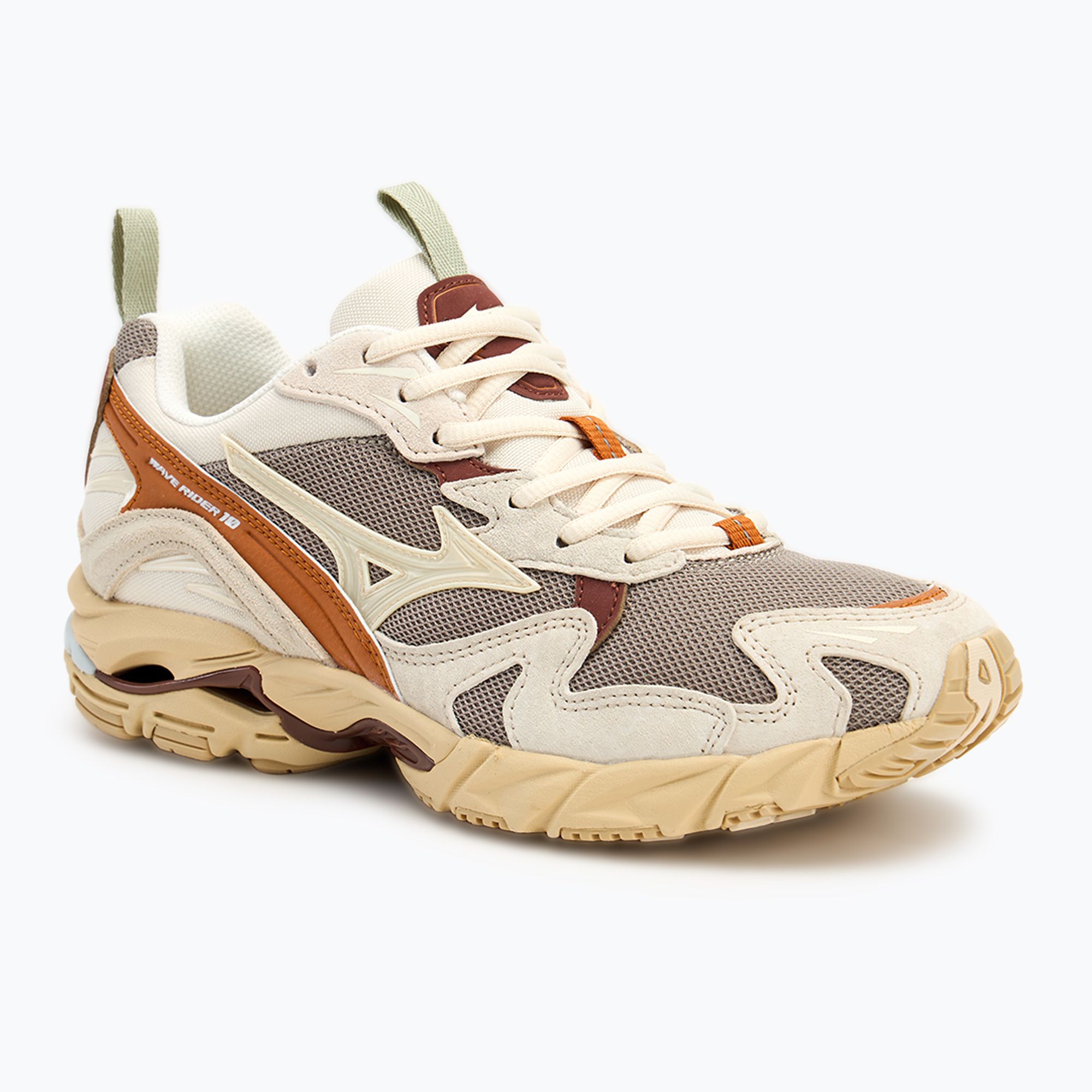 m z① Кросівки Mizuno Wave Rider 10 Premium vinage khaki/summer sand