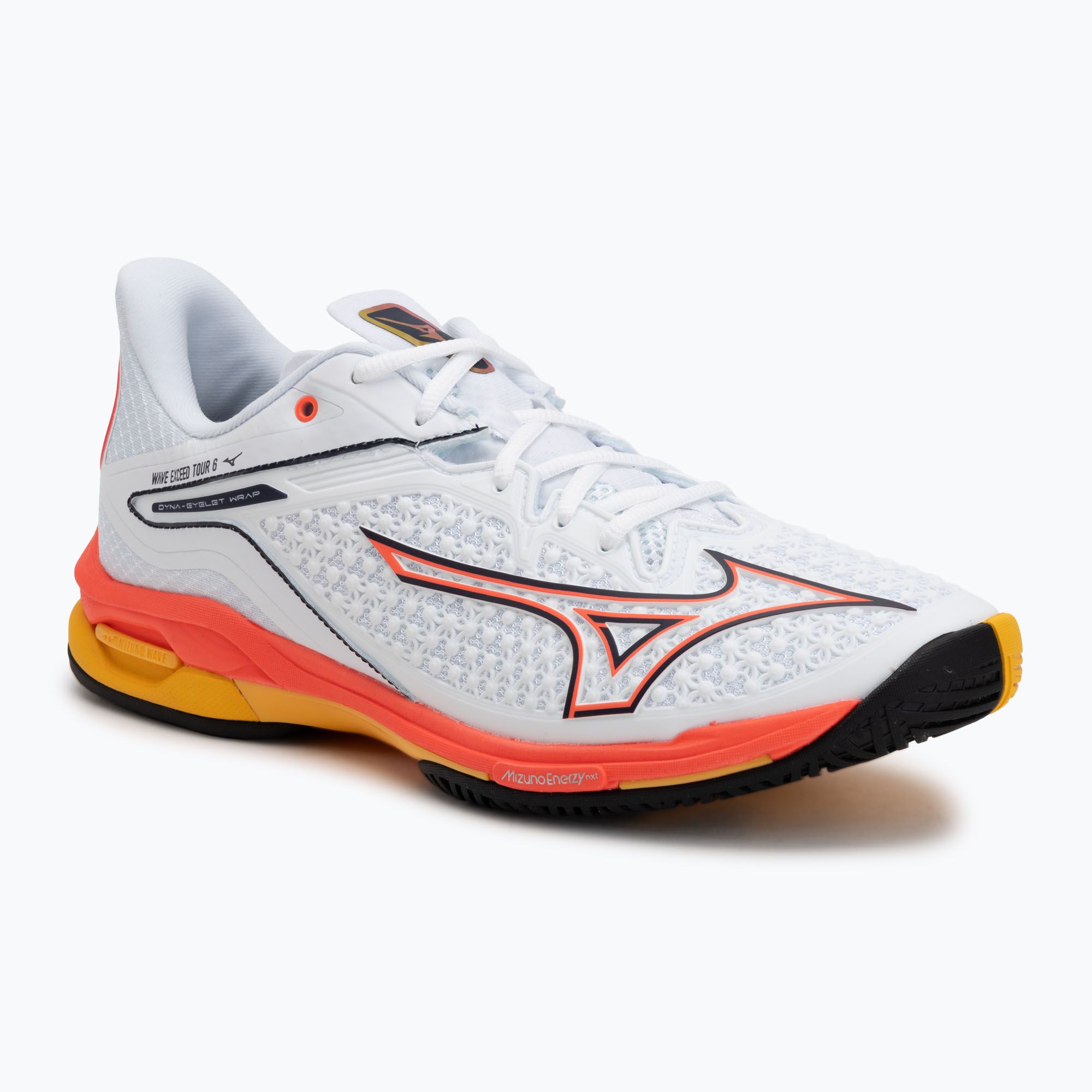 Кросівки тенісні чоловічі Mizuno Wave Exceed Tour 6 AC white/fiery