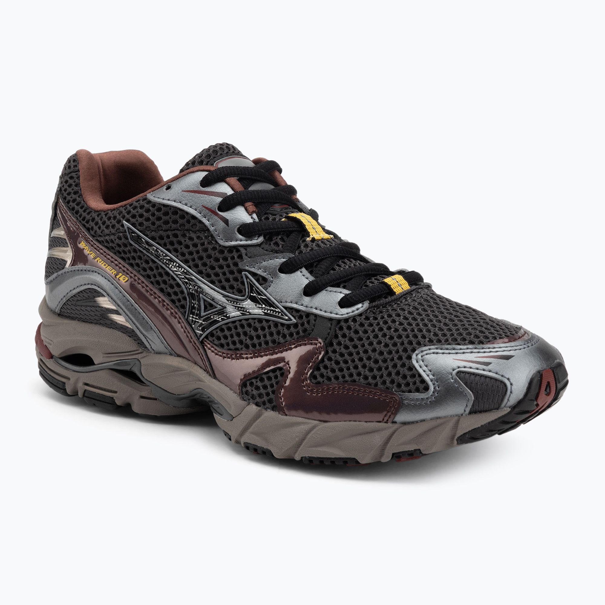 ko Кросівки Mizuno Wave Rider 10 black sand/black/chicory coffee