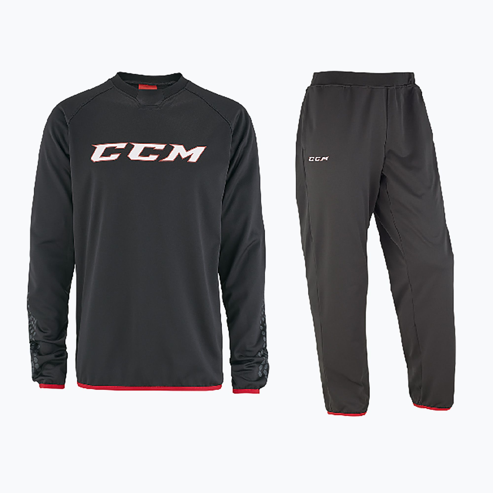 Спортивний костюм дитячий CCM Locker Suit JR black (5397109) - Sportano.ua