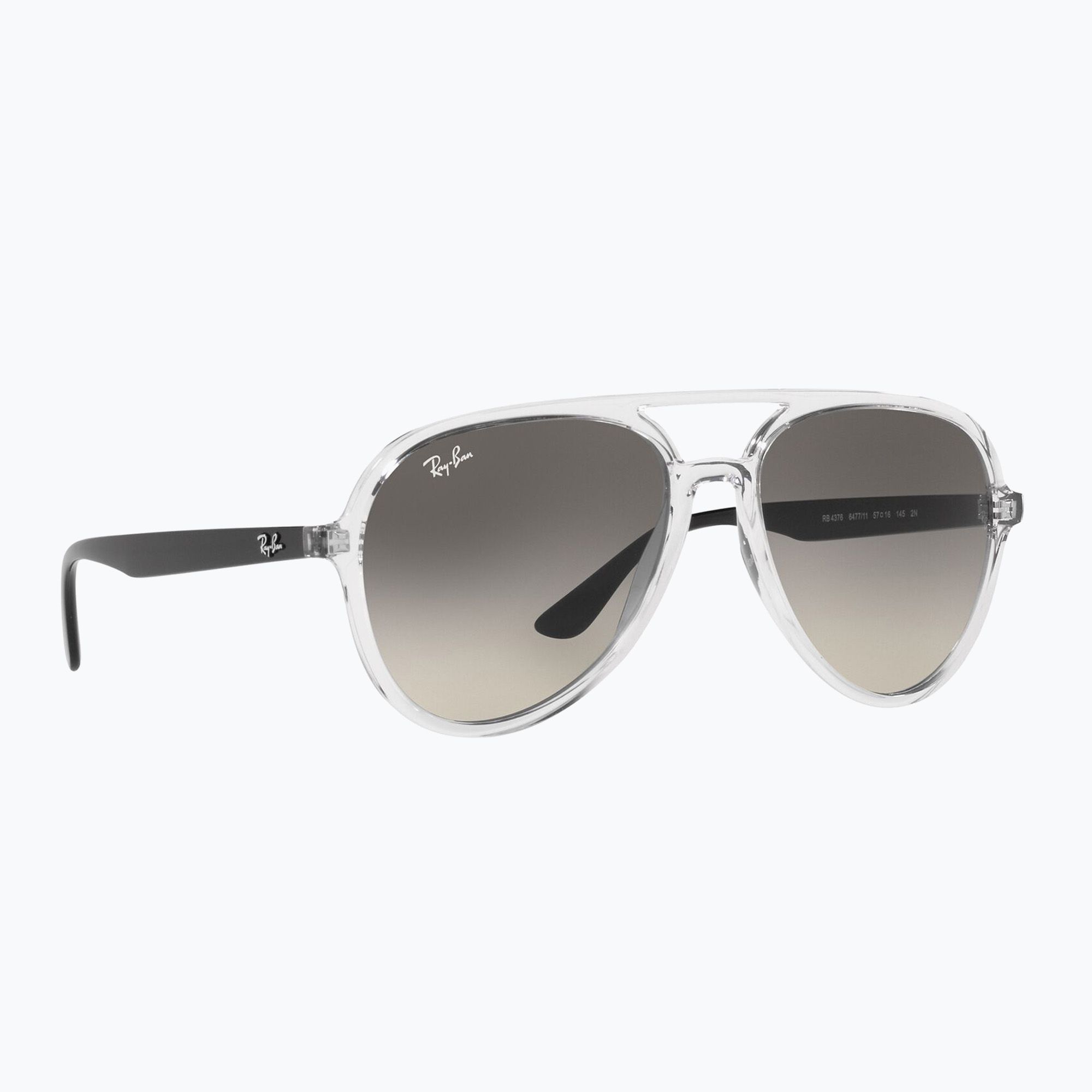Окуляри сонцезахисні Ray-Ban RB4376 polarized transparent/grey gradient ...