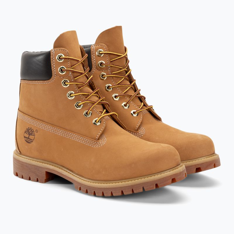 Чоловічі 6-дюймові трекінгові черевики Timberland Premium з пшеничного нубуку 4
